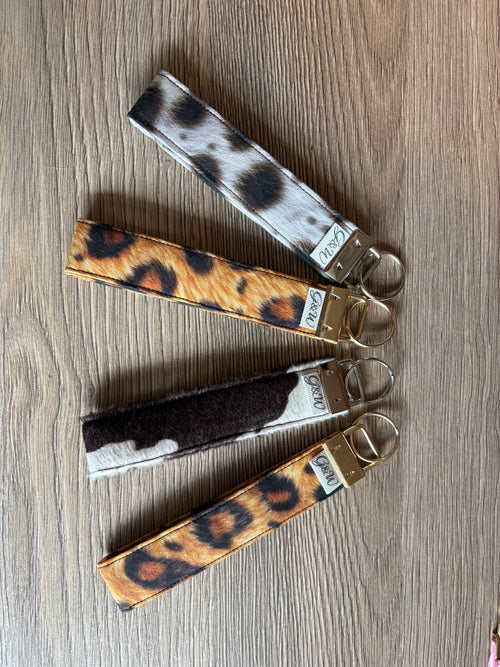 Animal Print Wristlet