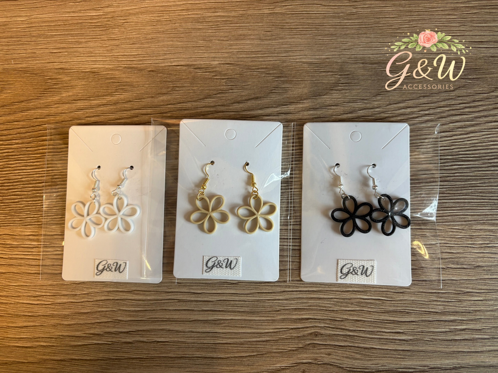 Handmade Flower Earrings